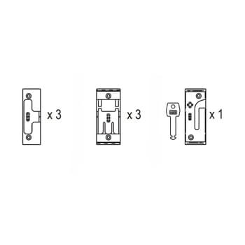 Kit incontri AGB Tour 40 per Bilico, schema 5, superficie inferiore a 2 mq, 3 lati