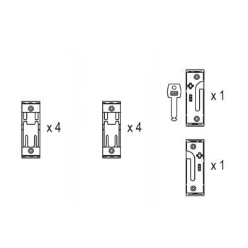 Kit incontri AGB Tour 30 per Bilico, schema 1, superficie superiore a 2 mq, 4 lati