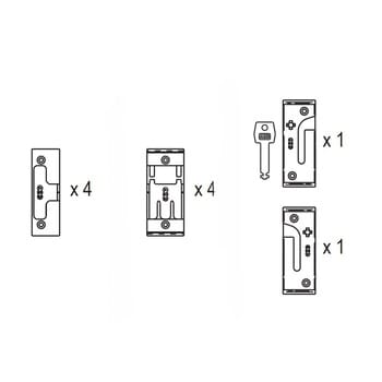Kit incontri AGB Tour 35 per Bilico, schema 4, superficie superiore a 2 mq, 4 lati