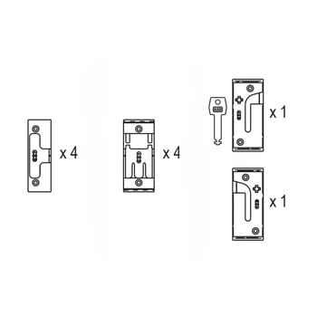 Kit incontri AGB Tour 40 per Bilico, schema 5, superficie superiore a 2 mq, 4 lati