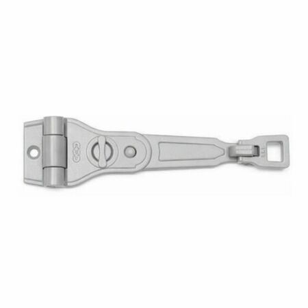 Spagnoletta Unica snodata AGB H00901.06.21 Abaco per imposta, spessore 0, con blocco di sicurezza, materiale Zama finitura Silver Powerage