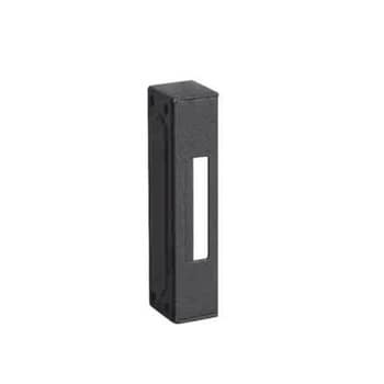 Incontro per gancio Ariete H33003.00.99 Agb, per imposta a doppia anta, fisso, finitura Black Powerage