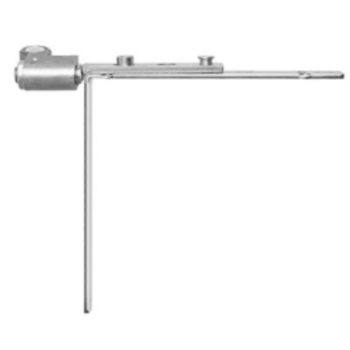 Cerniera angolare A40138.06.01 Artech Agb per serramento in legno, parte superiore, Aria 12, battuta 18/20 mm, foro 34
