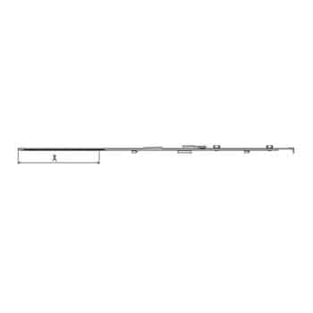Corpo forbice AGB TESI AVANT 150 Kg, larghezza anta 801-1000, GR 4