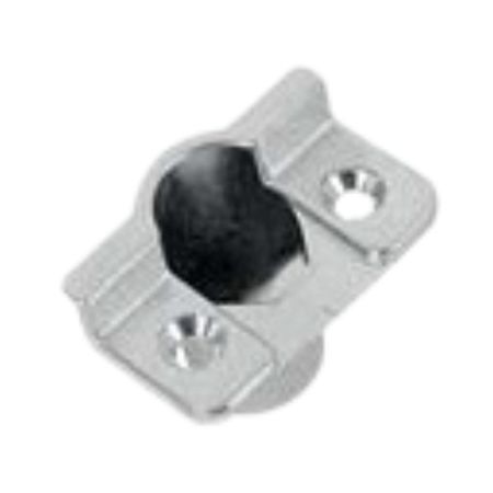 Cerniera centrale A51212.30.CR Artech AGB per serramento in legno, parte telaio, diametro 20 mm, aria 12 mm, interasse 13 mm, Zama finitura Argento