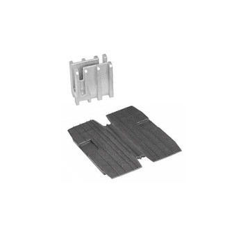Kit AGB tampone termico inferiore più blocchetto antiscarrellamento, spessore 78 mm, per versione Uni V, colore nero