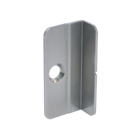 Scontro magnetico A50197.09.00 Artech Agb per chiusura temporanea, parte anta, dimensione 38x14x10 mm, interasse 9 mm, Acciaio finitura Argento