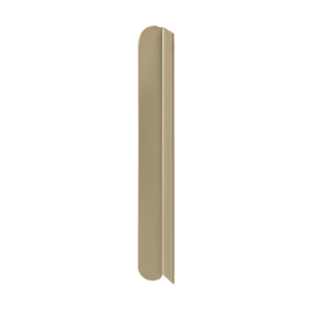Copertura Agb per cerniera R4 mod. 10, per profili con guarnizione ridotta, lunghezza 137 mm, Abs finitura Ottonato