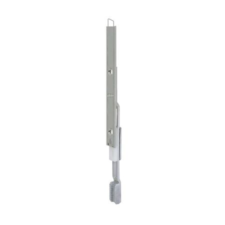 Terminale superiore A50193.02.DX Artech AGB per ante a bandiera, mano destra, lunghezza 125 mm, puntale uscita 11 o 15 mm, Acciaio finitura Silver