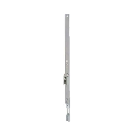 Prolunga con incontro A51581.19.01 Artech AGB per serramento in Legno, Pvc o Alluminio, lunghezza 200 mm, Acciaio finitura Silver