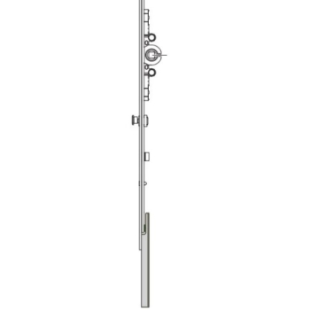 Cremonese A58811.15.05 Artech AGB per finestra e portafinestra doppia anta, entrata 15 mm, altezza 1194-1410 mm, maniglia 500 mm