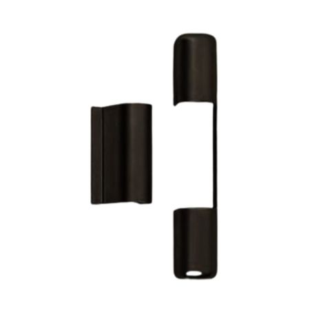 Kit copertura A51310.00.84 Artech AGB per ferramenta anta in legno, lato superiore per forbice, Abs finitura Nero Opaco