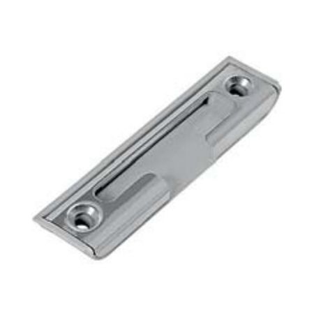 Incontro ribalta A514DX.DC.70 Artech Agb per serramento in legno, Destro, aria 4 mm, interasse 13 mm, dimensione 84x24x8 mm, Zama finitura Argento