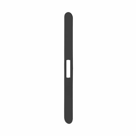 Frontale Revolution XT B01120 Agb, per serratura con frontale 196x18 mm, a filo, spessore 0,3 mm, Plastica finitura Nero