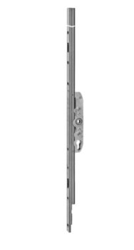Serratura a perni Imago AGB per serramento, altezza battente 2325-2750 mm, materiale alluminio, finitura Nero
