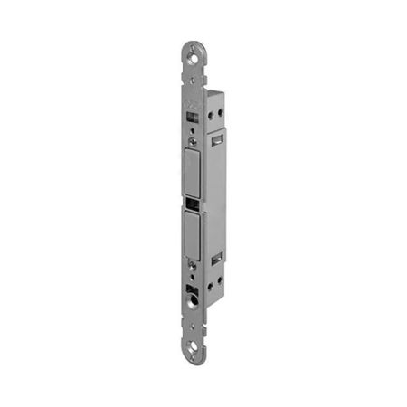 Ritenuta magnetica Touch B01120.30 AGB per porte da interno, regolabile, bordo tondo 196x18 mm, Acciaio finitura Grigio