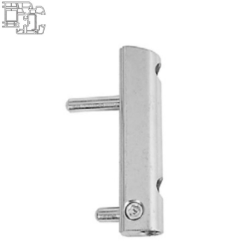 Cerniera Pvc A50922.07.00 Artech Agb per serramento, parte femmina, da applicare, battuta 20 mm
