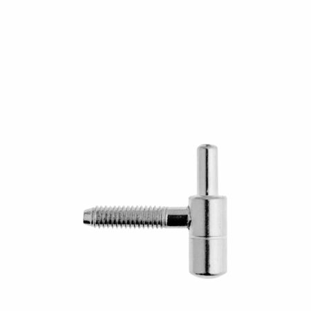 Cerniera anuba E00119 AGB per legno, diametro 14 mm, parte maschio, Acciaio finitura Zinco Silver