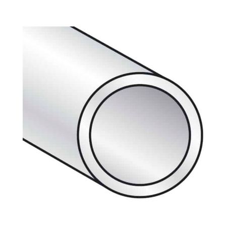 Profilo a tubo tondo Algo, dimensione 15x1,2 mm, lunghezza 2000 mm, Alluminio finitura Argento Anodizzato
