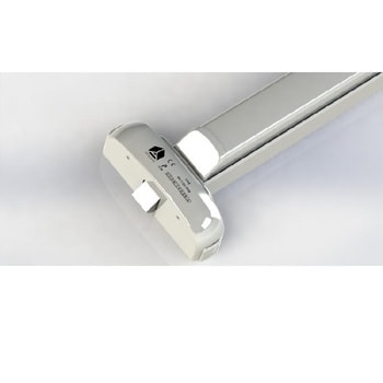 Modulo Push Bar 600 Antipanic per antipanico, reversibile, componibile, lunghezza 840 mm, finitura Grigio