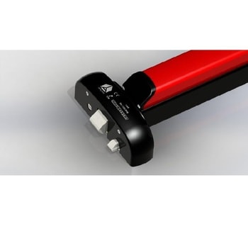 Modulo Push Bar Elettrico 600/EL Antipanic per antipanico, reversibile, lunghezza 1300 mm, finitura Nero e Rosso