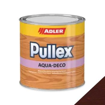Vernice Pullex Aqua Deco Adler per protezione legno esterno, a base acqua, a basso spessore, latta 750 ml, finitura Palissandro