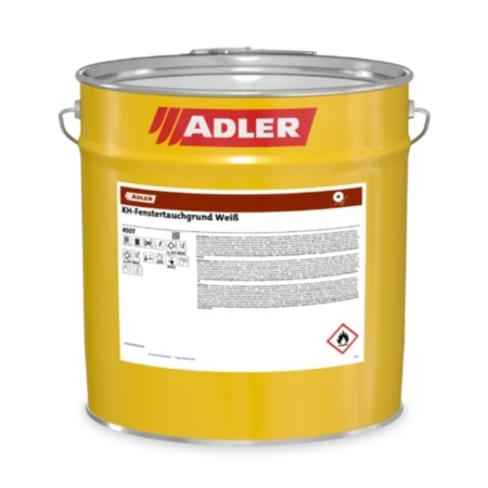 Fondo Kh-Fenstertauchgrund 5407506 Adler per l'applicazione ad immersione, base resina sintetica, base acqua, latta 6 kg, finitura Bianco