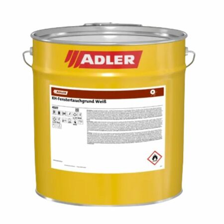 Fondo Kh-Fenstertauchgrund 5407530 Adler per l'applicazione ad immersione, base resina sintetica, base acqua, latta 30 kg, finitura Bianco