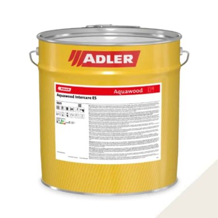 Fondo Aquawood Intercare ES Adler per legno universale, intermedio a acqua, isolante, riempitivo, latta 25 kg, finitura Bianco