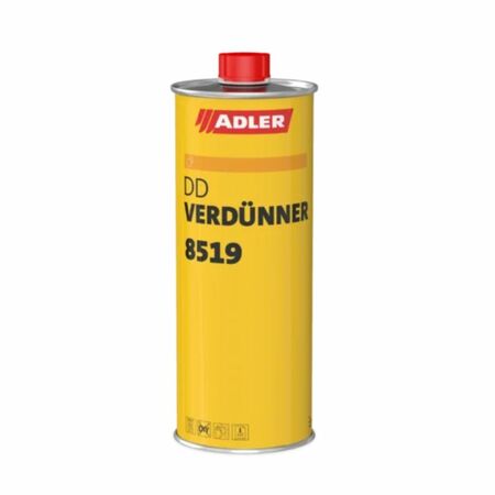 Diluente DD 8519 Adler per vernice, base solvente, poliuretanico, flacone 1 L