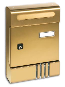 Cassetta Postale Alubox SE componibile 20,4x29x7 cm in Alluminio colore Bronzo