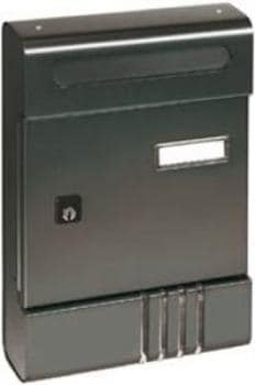Cassetta Postale Alubox SE componibile 20,4x29x7 cm in Alluminio colore Ghisa