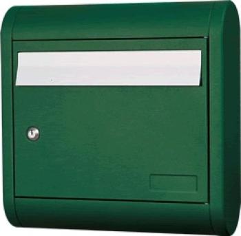 Cassetta Postale Alubox, serie Sole, formato rivista, misure 39.5x39.5x12 cm, in Alluminio, colore Verde