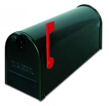 Cassetta postale Alubox serie TOPOLINO 32x48x17 cm in Lamiera zincata colore Nero