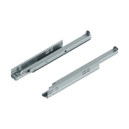 Guida scorrevole Tandem Blumotion Blum 560H4000B, lunghezza 400 mm, estrazione totale, portata 30 kg, Acciaio finitura Zincato