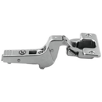 Cerniera Blum 71T9750 CLIP top, 95&deg; battuta interna, fondello da avvitare, per ante con profilati, finitura Nichelato