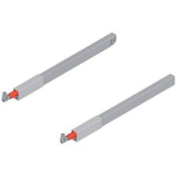 Ringhierina longitudinale (sopra) per TANDEMBOX antaro, lunghezza nominale 350 mm, destro+sinistro, colore R9006 Grigio Metallizzato