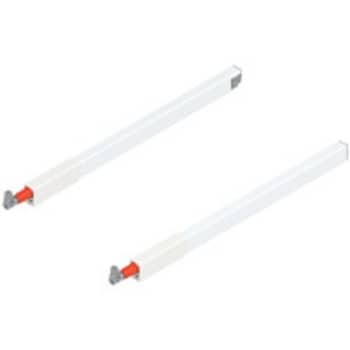 Ringhierina longitudinale (sopra) per TANDEMBOX antaro, lunghezza nominale 400 mm, destro+sinistro, colore Bianco Seta