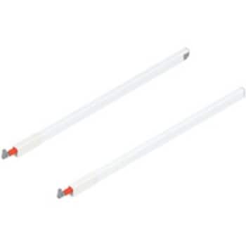 Ringhierina longitudinale (sopra) per TANDEMBOX antaro, lunghezza nominale 600 mm, destro+sinistro, colore Bianco Seta