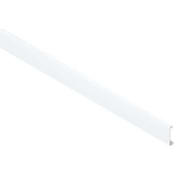 Frontale per cassetto/cassettone interno con ringhierina trasversale, per TANDEMBOX intivo/antaro, lunghezza 1200 mm, colore Bianco Seta