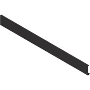 Frontale per cassetto/cassettone interno con ringhierina trasversale, per TANDEMBOX intivo/antaro, lunghezza 1200 mm, colore Nero Terra