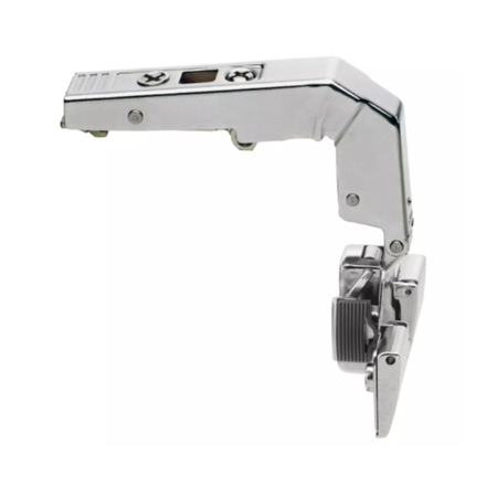 Cerniera ad angolo 79T9990B37 Blum Inserta Clip top per mobile a colonna, apertura 95 gradi, finitura Nichelato
