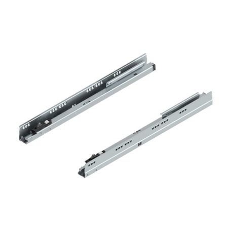Guida scorrevole 576.5001M Blumotion Blum per TandemBox, lunghezza 500 mm, estrazione totale, portata 65 kg, Acciaio finitura Zincato