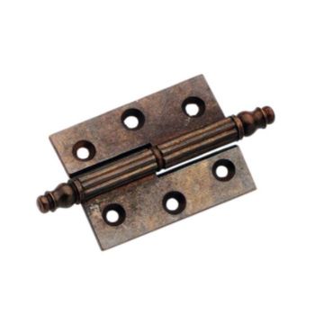 Cerniera 140 Elab per mobile Sinistra, rigata, piana, dimensione 50x40 mm, finitura Bronzata