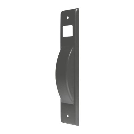 Placca 1800F Bolis per avvolgitore semincasso 6 mt, interasse 165 mm, dimensioni 40x195 mm, Ferro finitura Nero