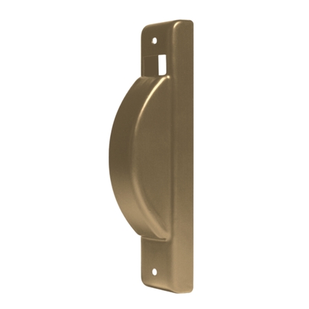 Placca 1800G Bolis per avvolgitore semincasso 8 mt, interasse 165 mm, dimensioni 40x195 mm, Alluminio finitura Bronzo