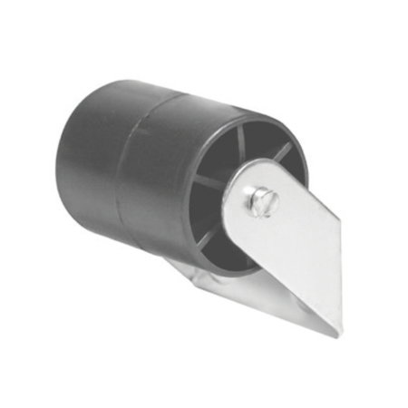 Rullo di rinvio 1015 Bolis per tapparella avvolgibile, tipo grosso, diametro 38 mm, altezza 67 mm, materiale Ferro e Nylon