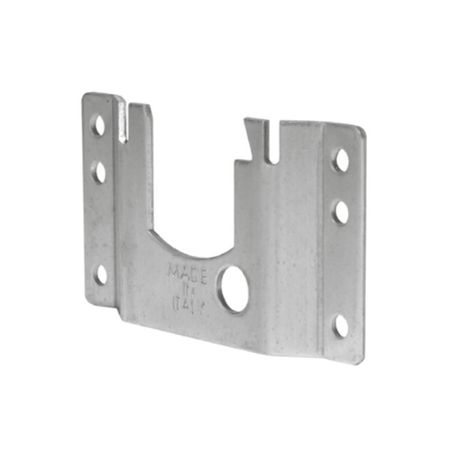 Supporto a legno 1092 Bolis per tapparella avvolgibile, interasse 11 mm, lunghezza 82 mm, Ferro finitura Zincato