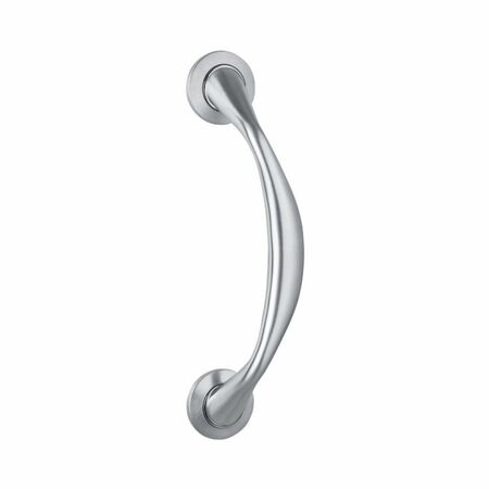 Maniglione per porte e finestre Nice Colombo Design, con rosetta, lunghezza 295 mm, finitura cromat-cromo