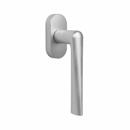 Maniglia DK Robotre CD 92 SM Colombo Design per finestra, rosetta ovale 66x32 mm, finitura Cromat